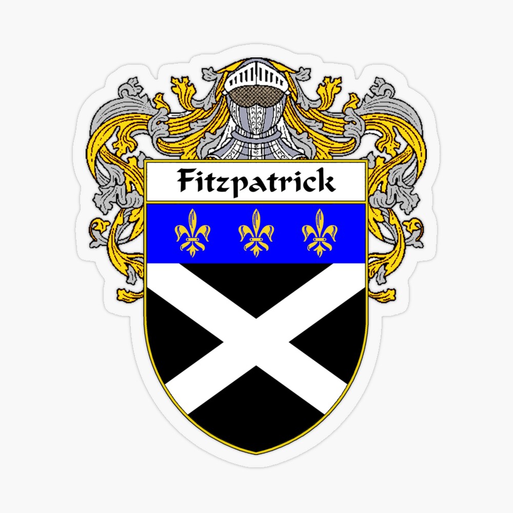 HouseofCelts Fitzpatrick Family Crest T- Shirt, Fitzpatrick Coat of Arms, Fitzpatrick Shirt, Fitzpatrick Family Name, Irish Surname Gift, Irish Gifts