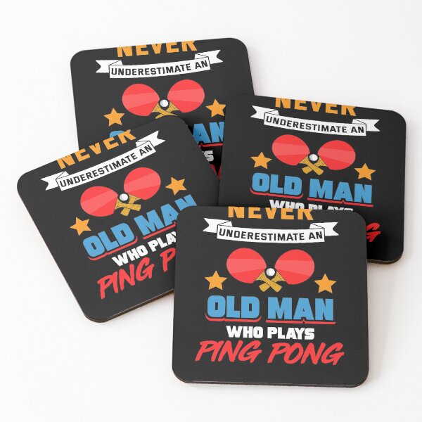 Item preview, Never Underestimate An Old Man Who Plays Ping Pong designed and sold by MakeGoodChoices.