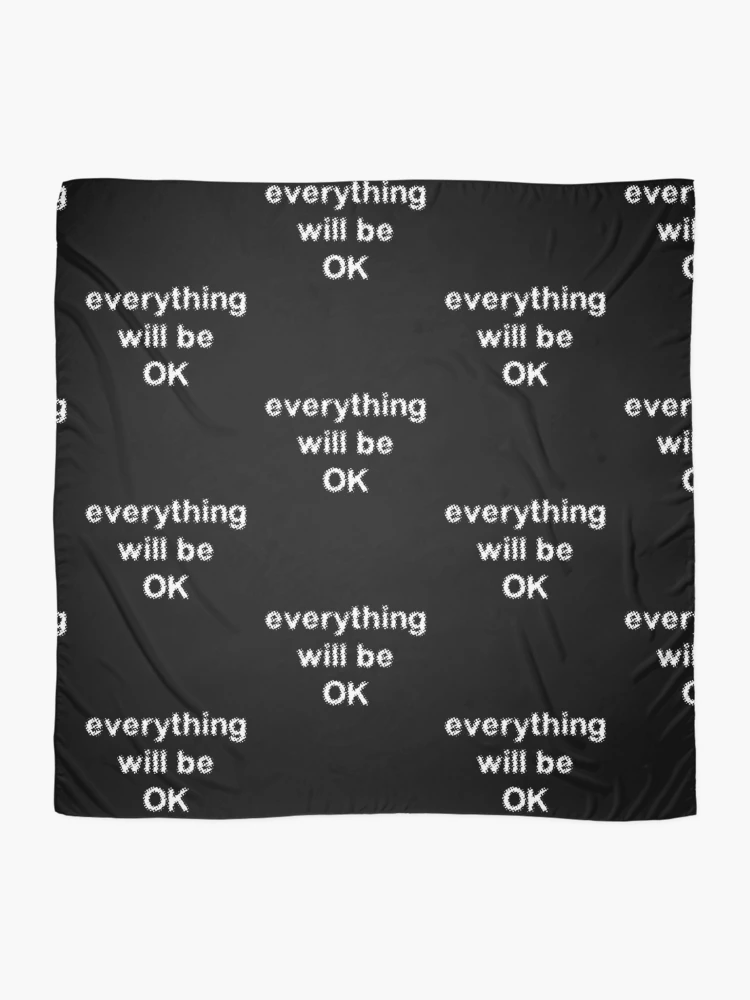 Thumbnail 2 of 3, Scarf, Everything will be OK designed and sold by DesignsofNote.
