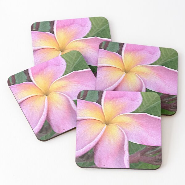 Item preview, FRANGIPANI FLORAL FANTASY IN PINK designed and sold by Opalbluerose.