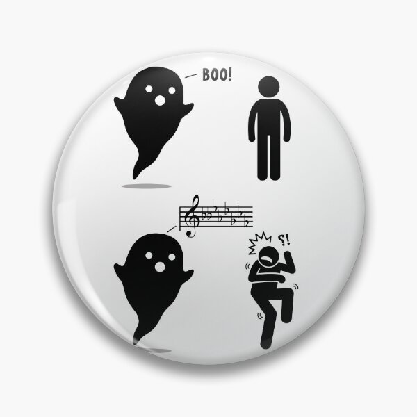 Item preview, Scary Musical Ghost Saying Boo Funny Musician Teacher Pun designed and sold by PayoutStream.