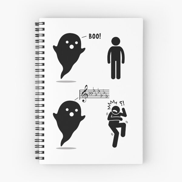 Item preview, Scary Musical Ghost Saying Boo Funny Musician Teacher Pun designed and sold by PayoutStream.