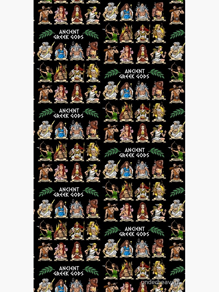 Thumbnail 3 of 3, Duffle Bag, Ancient Greek Gods designed and sold by Nikolay Todorov.