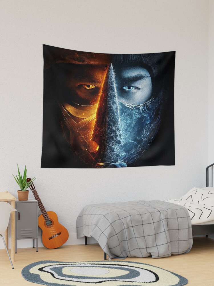 Thumbnail 1 von 3, Wandbehang, Mortal Kombat-Aussehen designt und verkauft von justics.
