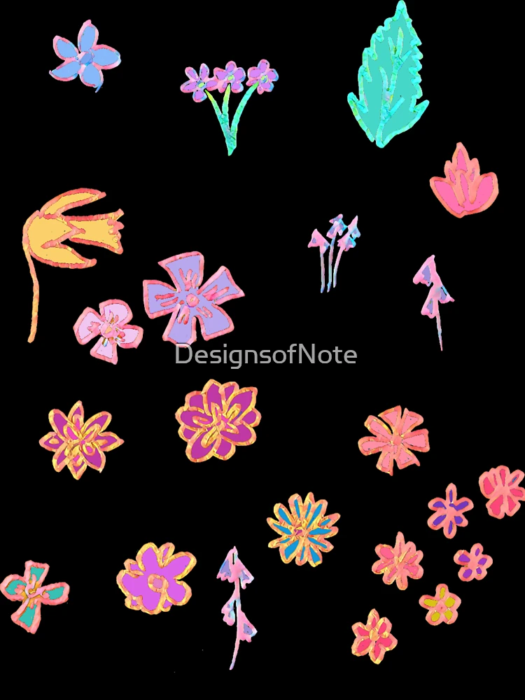 Thumbnail 7 of 7, Oversized T-Shirt, Flower Seamless Pattern designed and sold by DesignsofNote.