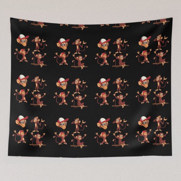 Item preview, Monkey Throw Blanket |Blankets For Kids (Third Edition): designed and sold by TheShahinDesign.