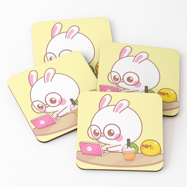 Item preview, Cute Rabbit Anime Sticker designed and sold by EyeDeveloper.