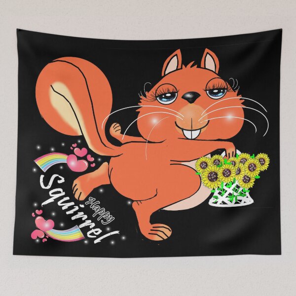 Item preview, Happy Squirrel  designed and sold by Shirley cute art .