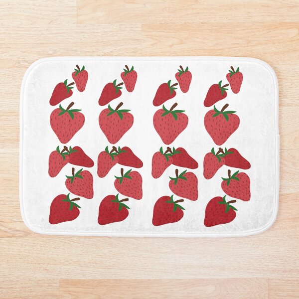Aperçu de l'œuvre Impression d'été aux fraises créée et vendue par LavenderMint.