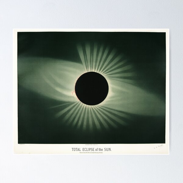 Item preview, Total Solar Eclipse vintage  designed and sold by BorneowithLove.
