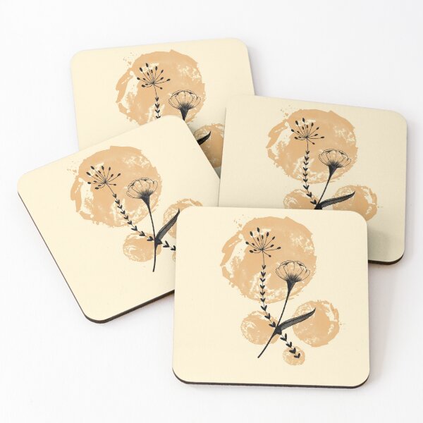 Item preview, Simplistic Gold Flowers designed and sold by Winter Harvey.