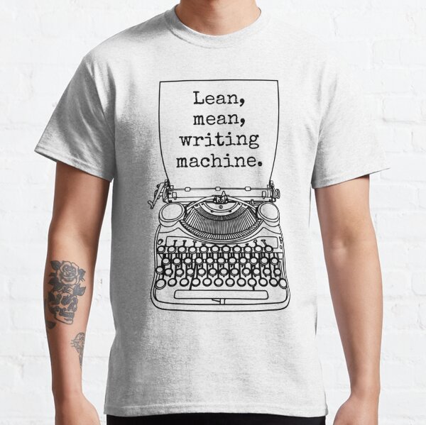 Funny Writer Author Novelist Lean Mean Writing Machine Art Board Print for  Sale by GrandeDuc