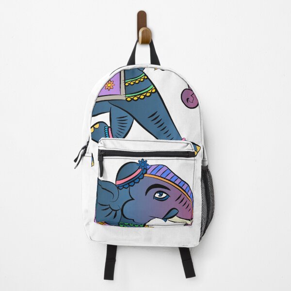 Item preview, Elephant rendered in Pichwai style. Indian folk art. designed and sold by Gurunath Bhadekar.