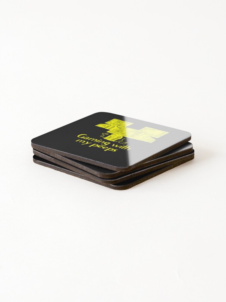 Thumbnail 4 of 5, Coasters (Set of 4), Gaming with my Peeps designed and sold by DesignsofNote.