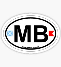 Miami Beach. Sticker