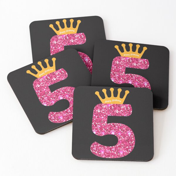 Item preview, Happy Birthday Girls 5th Party 5 Years Old Bday designed and sold by nglinh70988.