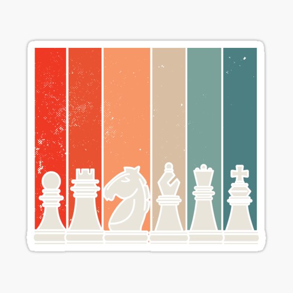 Retro Chess Sticker