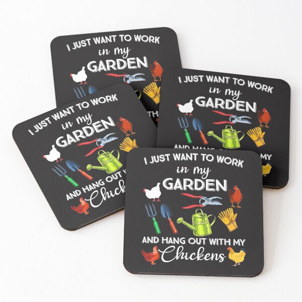 Item preview, I Just Want To Work In My Garden And Hangout With Chickens designed and sold by nglinh70988.