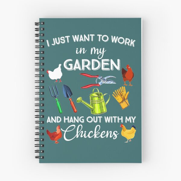 Item preview, I Just Want To Work In My Garden And Hangout With Chickens designed and sold by nglinh70988.
