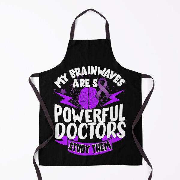 Item preview, Kids Epilepsy Awareness Shirt Powerful Brainwaves Purple Shirt designed and sold by jvtee.