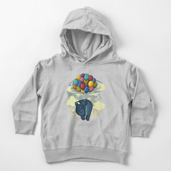 Flying Elephant Toddler Pullover Hoodie