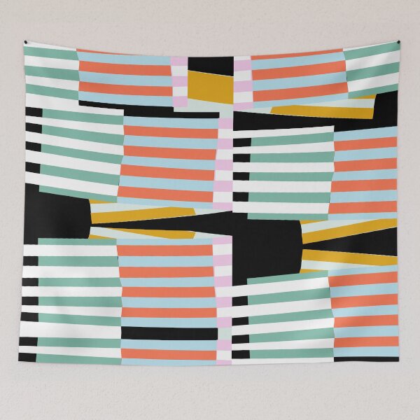 Item preview, Modern Contemporer Stripe Pattern, Blocking Colors designed and sold by MyArt23.