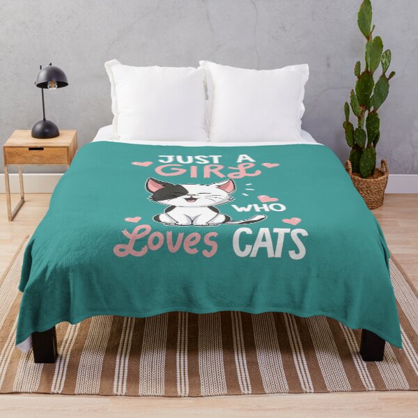 Item preview, Just A Girl Who Loves Cats Cute Cat Lover Gifts designed and sold by nglinh70988.