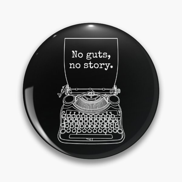 Item preview, Funny Writer Author Novelist No Guts No Story Typewriter designed and sold by GrandeDuc.