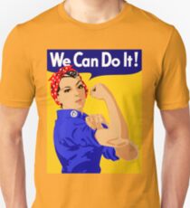 Rosie The Riveter - "We Can Do It!" Poster . Unisex T-Shirt