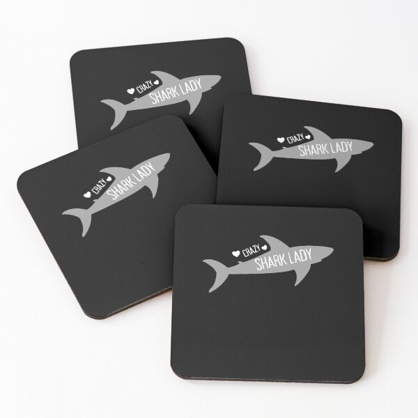 Item preview, Crazy Shark Lady - Cool And Funny Design For Shark Lovers designed and sold by anassrida.