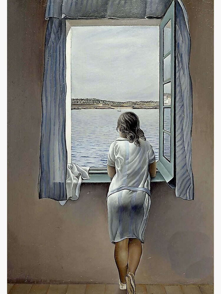 Disover WOMAN IN THE WINDOW  Vintage 1925 Dali Canvas