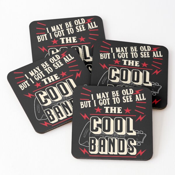 Item preview, I May Be Old But I Got To See All The Cool Bands Shirt designed and sold by jvtee.