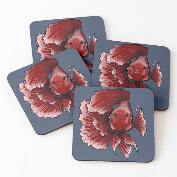 Item preview, angry betta designed and sold by tinyfoxtattoo.
