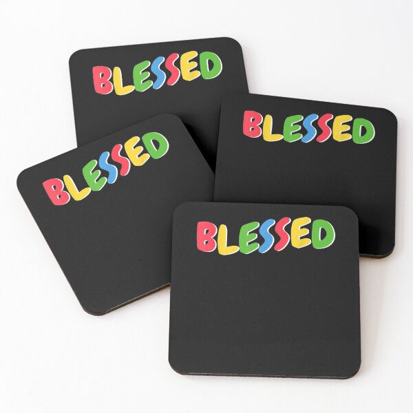 Item preview, Blessed Colorful Lettering Streetwear  designed and sold by servantdep.