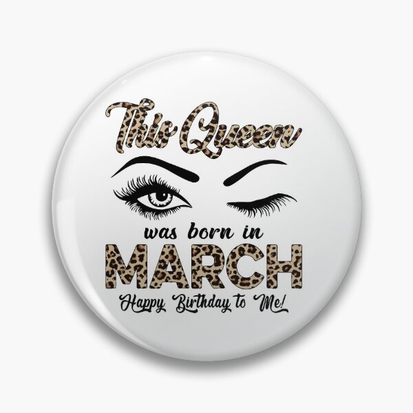 Item preview, This Queen Was Born In March Happy Birthday To Me  designed and sold by davidcgonzale.