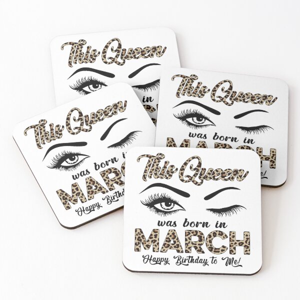 Item preview, This Queen Was Born In March Happy Birthday To Me  designed and sold by davidcgonzale.