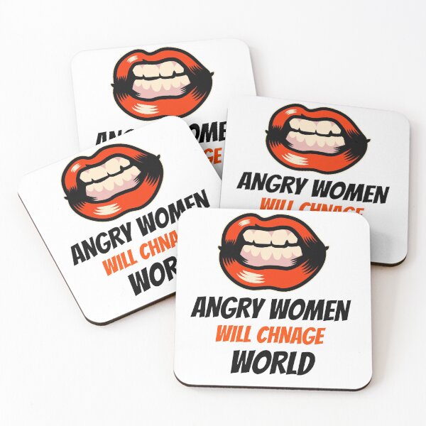 Item preview, ANGRY WOMEN WILL CHANGE THE WORLD designed and sold by 30-Merch.