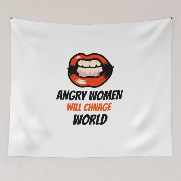 Item preview, ANGRY WOMEN WILL CHANGE THE WORLD designed and sold by 30-Merch.