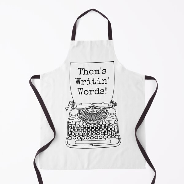 Item preview, Funny Writer Author Novelist Them's Writin' Words Typewriter designed and sold by GrandeDuc.
