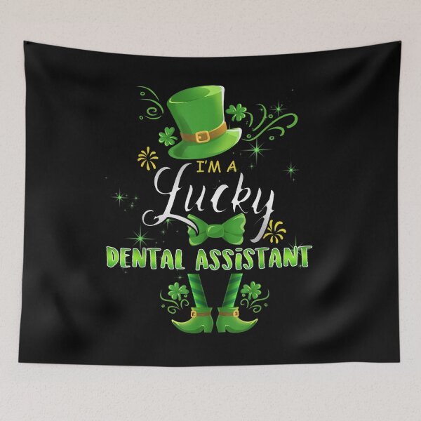 Item preview, St Patricks Day Leprechaun I'm A Lucky Dental Assistant  designed and sold by servantdep.