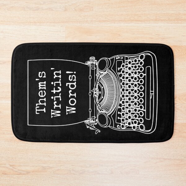 Item preview, Funny Writer Author Novelist Them's Writin' Words Typewriter designed and sold by GrandeDuc.