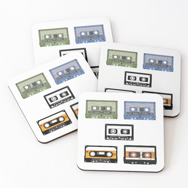 Item preview, Cassette Tape Sticker Pack designed and sold by kickwear-com.