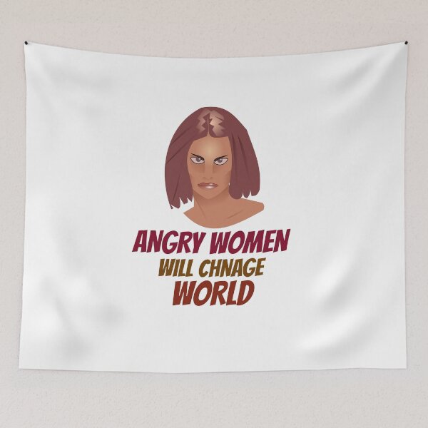 Item preview, ANGRY WOMEN WILL CHANGE THE WORLD designed and sold by 30-Merch.