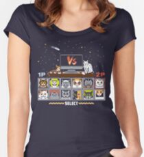 Internet Cat Fight Women's Fitted Scoop T-Shirt