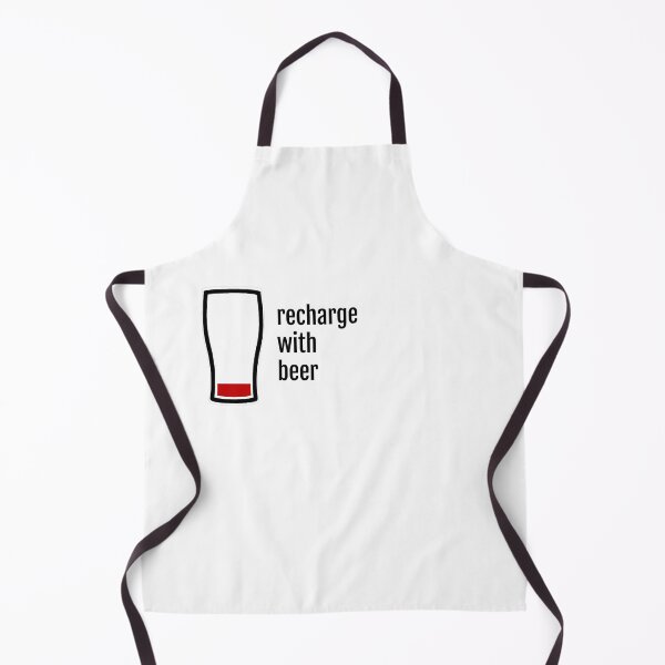 Item preview, Only Recharge With Beer, Craft Beer Pint Glass Brewer. Beer Lovers, Craft Lovers, For Him Low Battery Tee designed and sold by StaticTee.