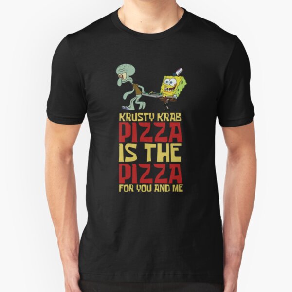 Krusty Krab Pizza Slim Fit T-Shirt