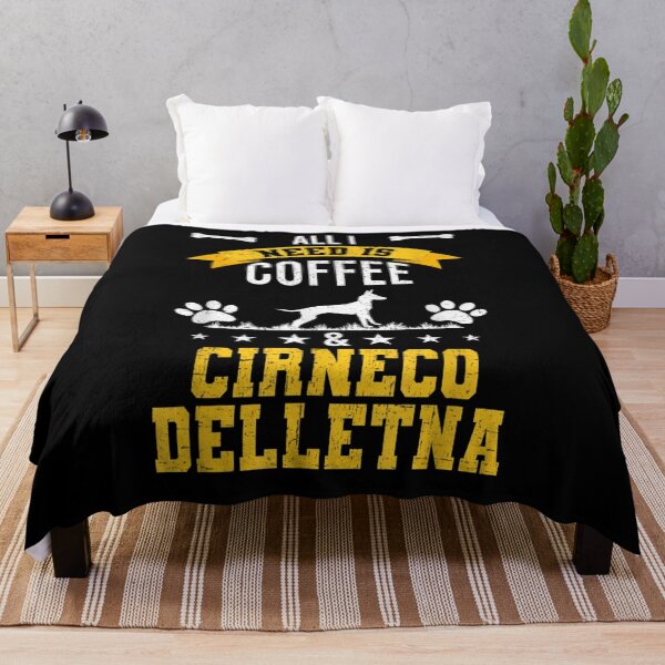 Item preview, I Need Coffee And Cirneco Delletna Dog Lover designed and sold by fishingcat19.
