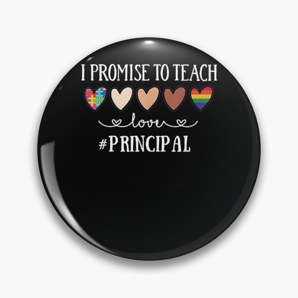 Item preview, I Promise To Teach Love Principal Heart  designed and sold by fishingcat19.