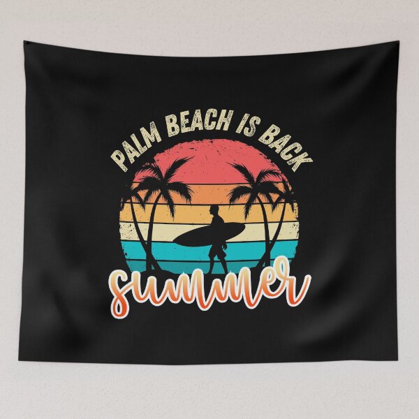 Item preview, Palm Beach Is Back Summer - Summer Beach  designed and sold by ohmier.