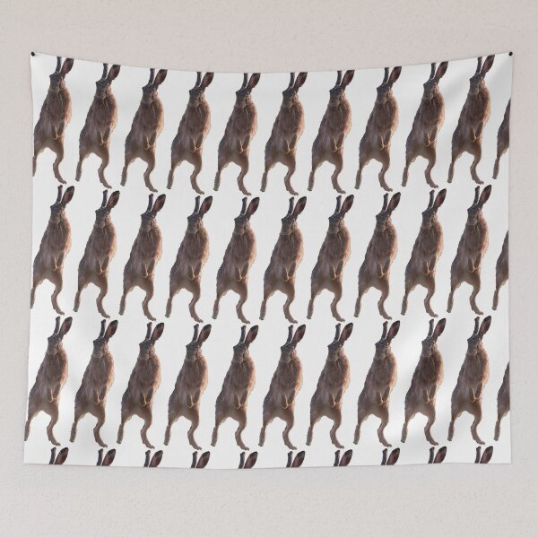 Item preview, Brown hare stands on its hind legs designed and sold by Ingo Gerlach.